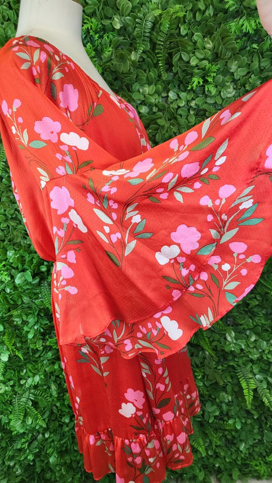 Augustine Floral Scarlett Dress BNWT (14)