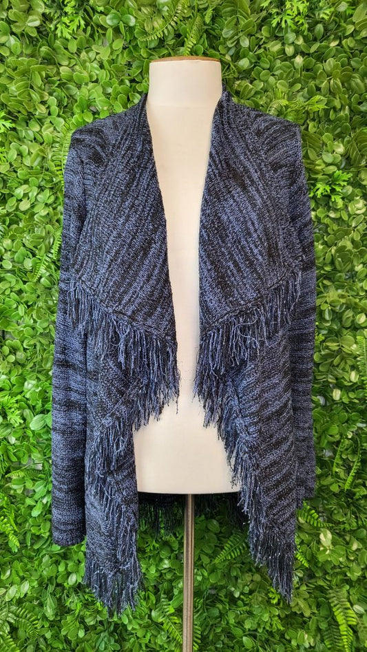 Virtuelle Blue Fringe Cardigan (14)