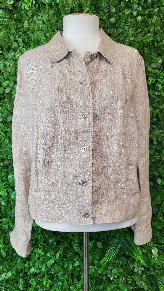 Jacqui.E Tan Linen Jacket (14)