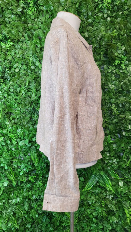 Jacqui.E Tan Linen Jacket (14)