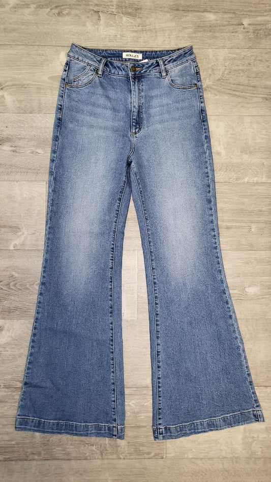 Rolla’s Blue Eastcoast Flare Jeans (10)