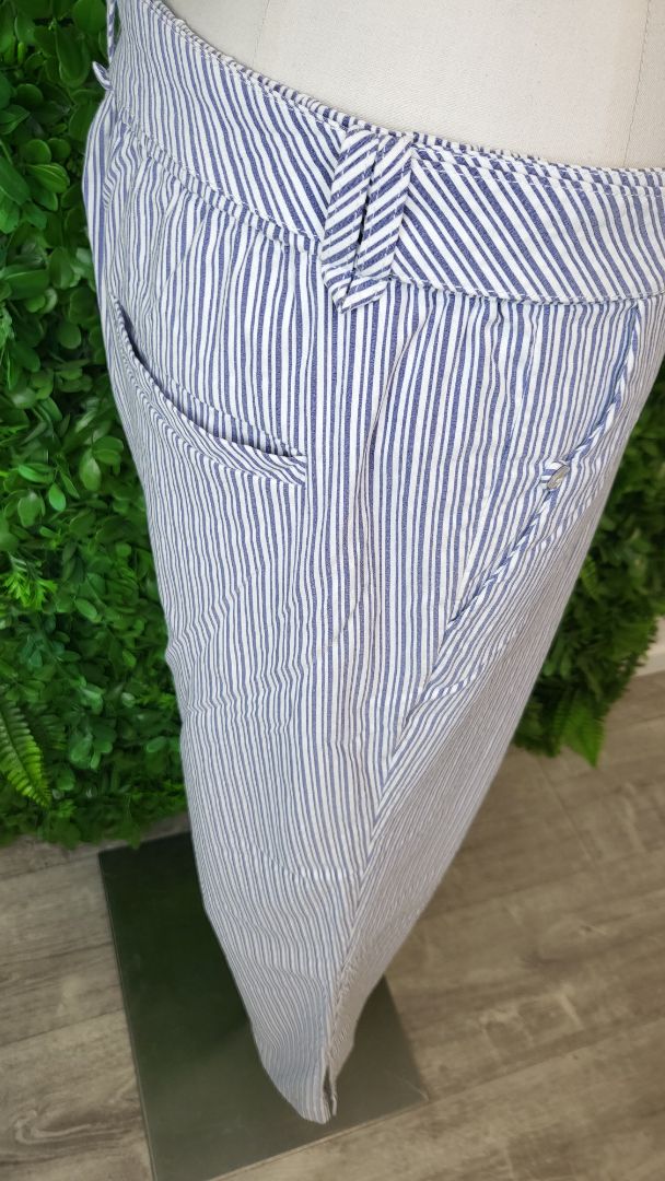 Blue Illusion Stripe Ankle Grazer Jean (14)