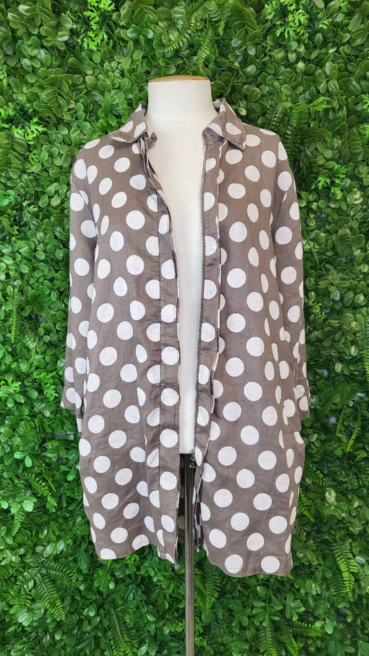 Made In Italy Mushroom Polka Jacket (10)