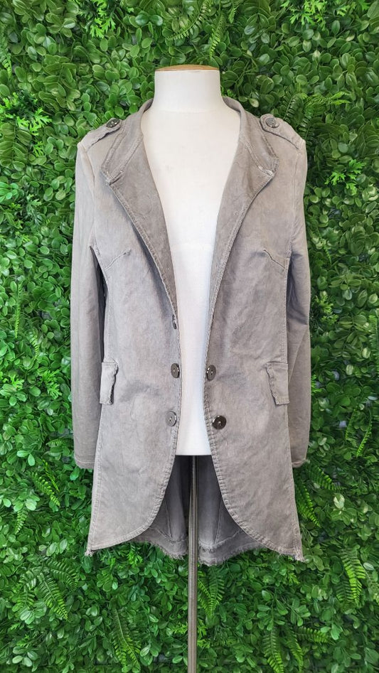 Suzy D Mushroom Military Shaped Jacket (12-14)