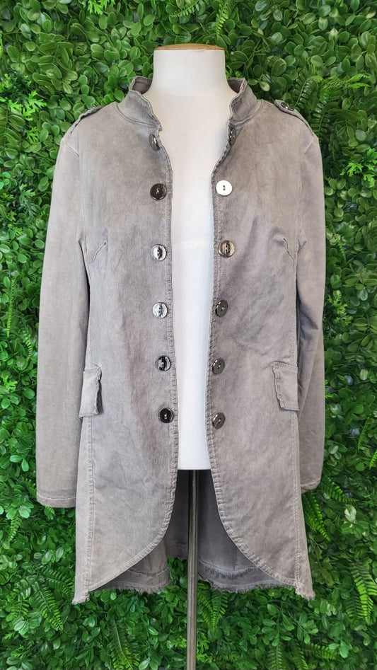 Suzy D Mushroom Military Shaped Jacket (12-14)