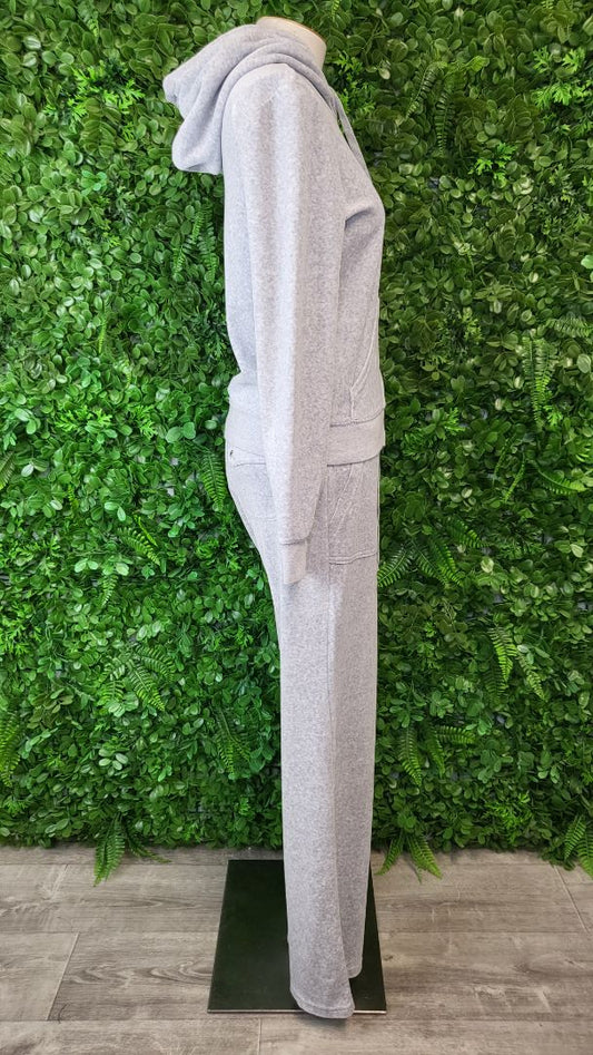 Juicy Couture Grey Velour Tracksuit (10-12)