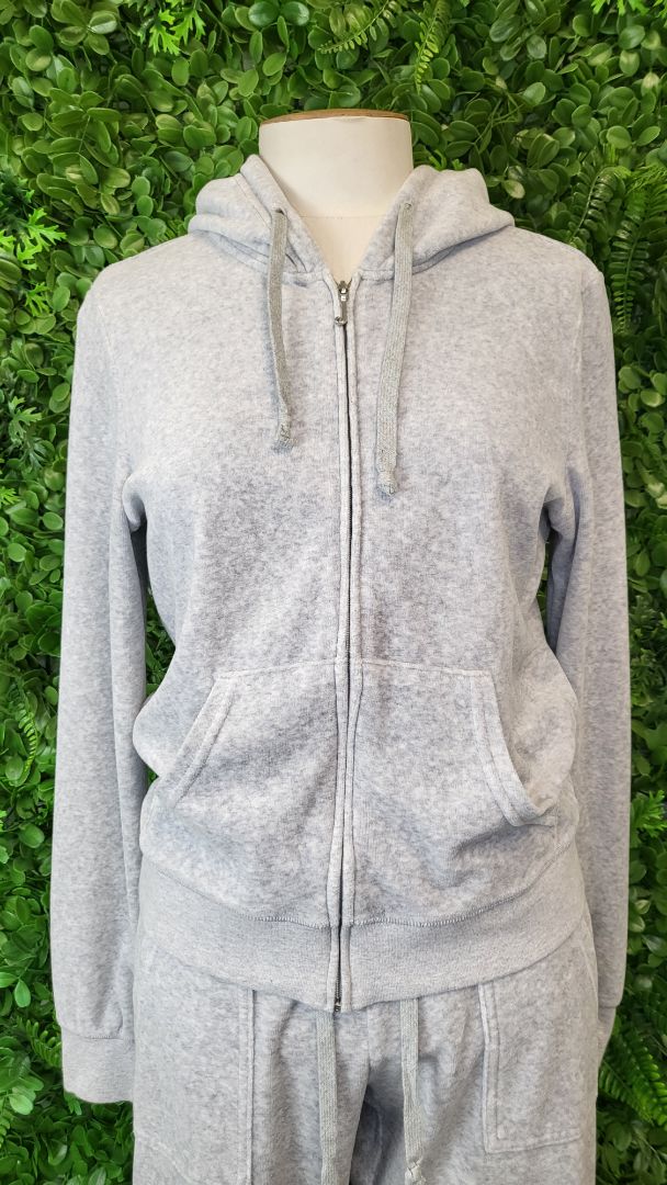 Juicy Couture Grey Velour Tracksuit (10-12)
