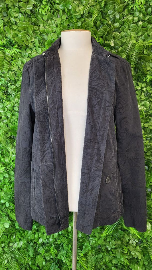 Desigual Black Embossed Jacket (12)
