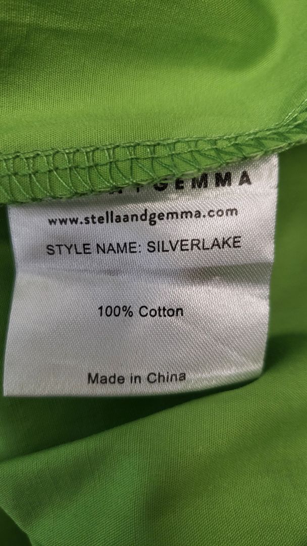 Stella + Gemma Green Silverlake Shirt BNWT (16)