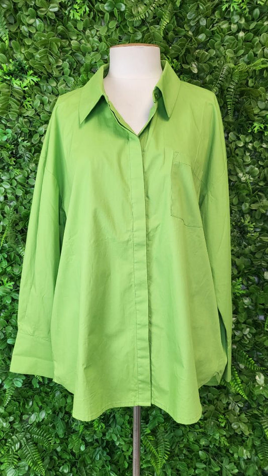 Stella + Gemma Green Silverlake Shirt BNWT (16)