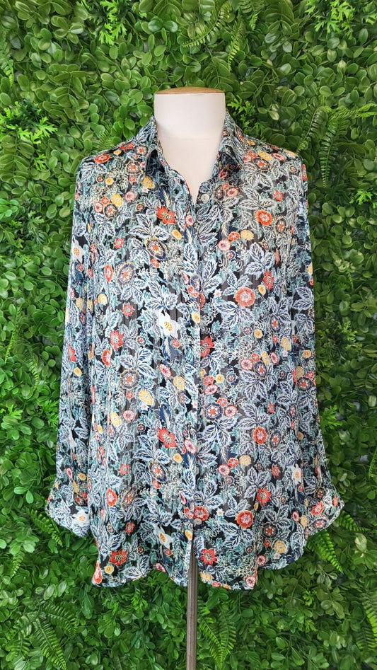 Vassalli Floral Patterned Shirt (10)