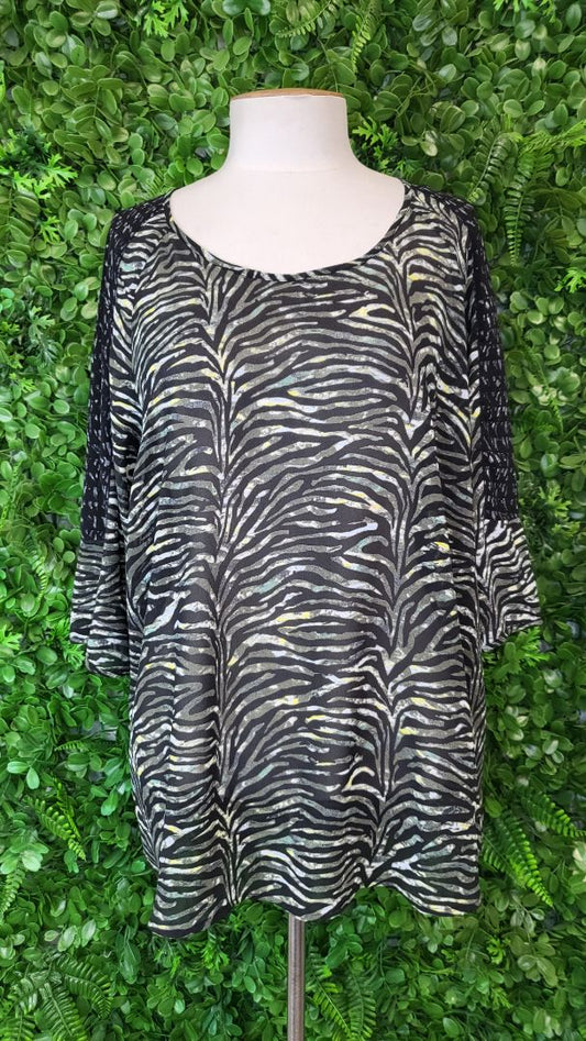 Foil Zebra Print Top (14)