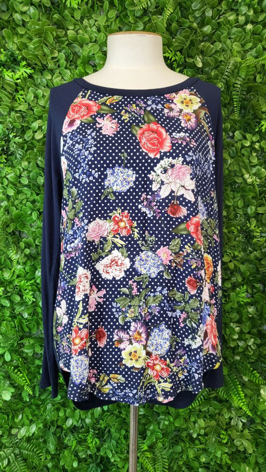 Ketz-ke Navy Print Top (10)