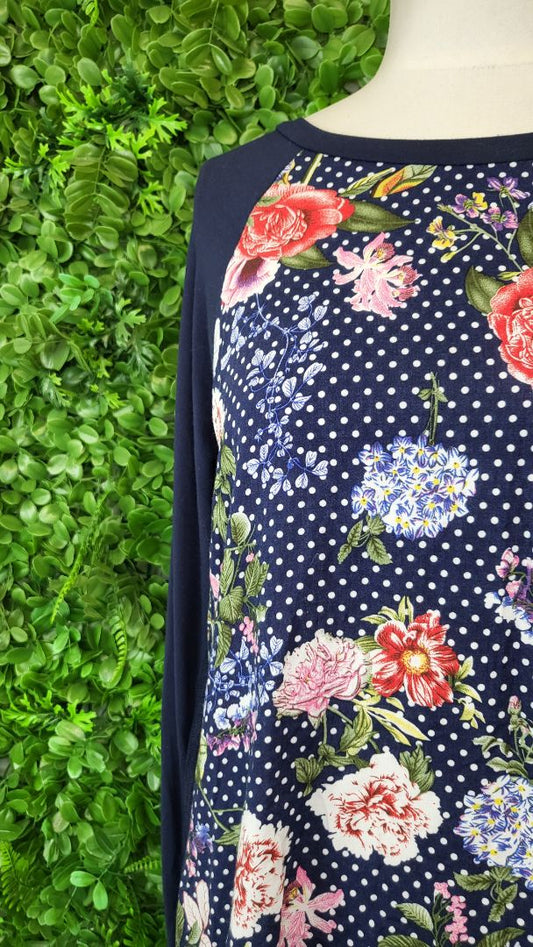 Ketz-ke Navy Print Top (10)