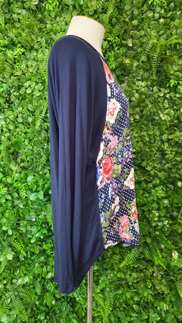Ketz-ke Navy Print Top (10)