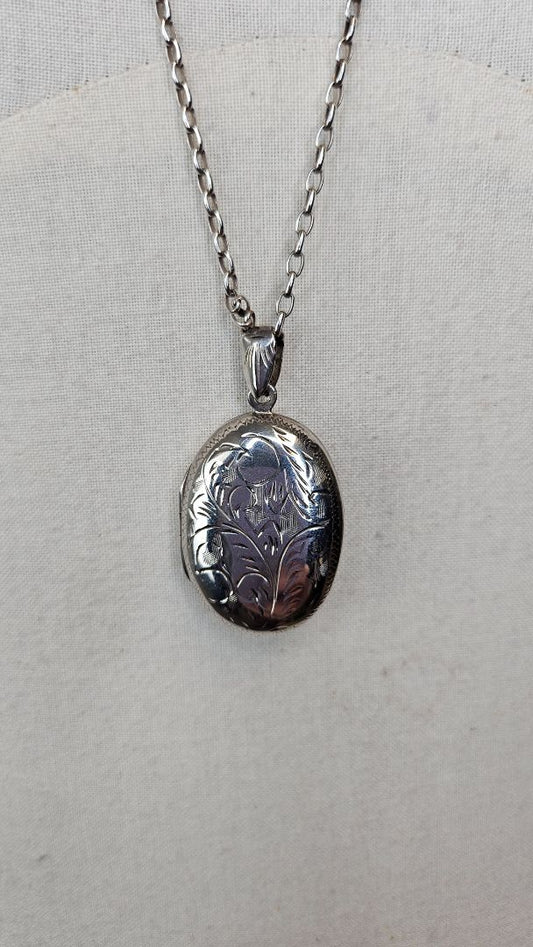 Unknown Sterling Silver 925 Chain&Locket
