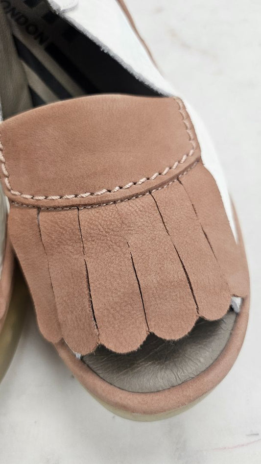 Fly London Two Toned Slingback Sandal (38)