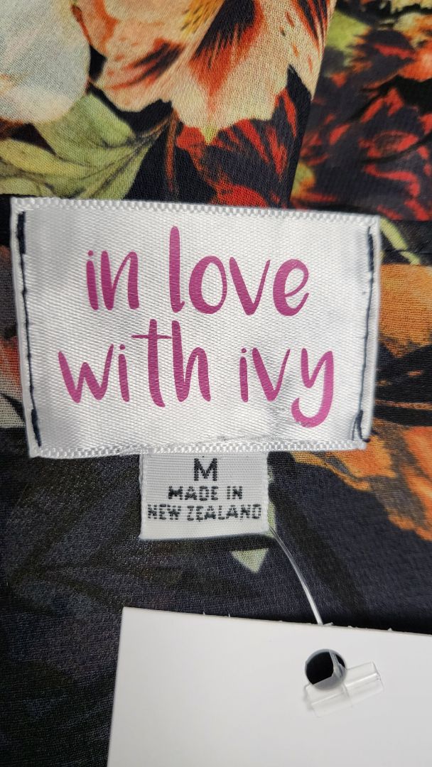 In Love With Ivy Floral Batwing Top (12-14)