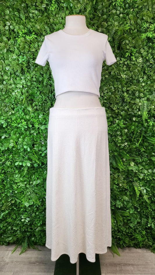Staple The Label Cream A-Line Skirt (14)