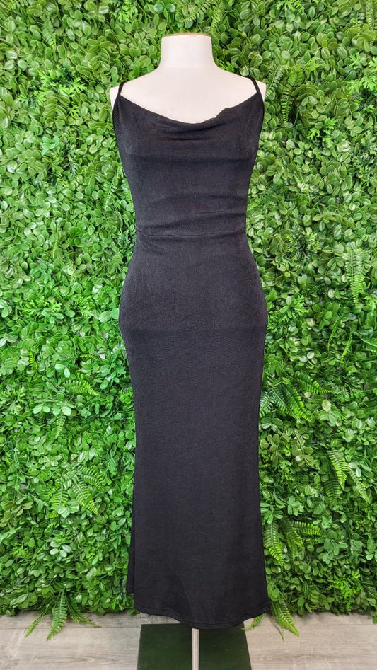 Fayt Refined Black Evening Dress (8)