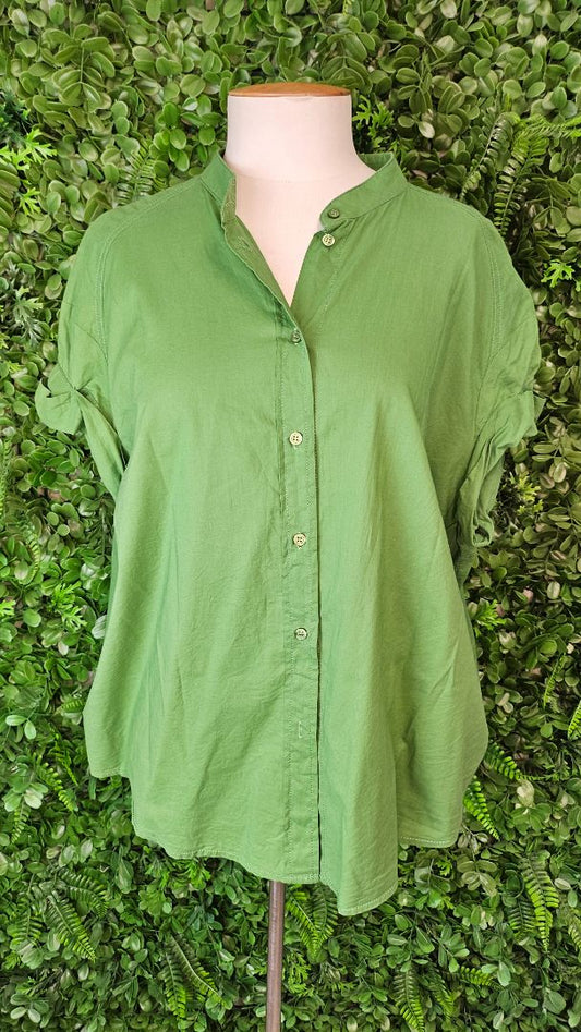 POL Green Cotton Blouse (10)