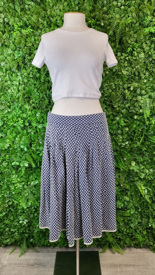 Cooper by Trelise Navy/White Tic Tac Toe Skirt (10)