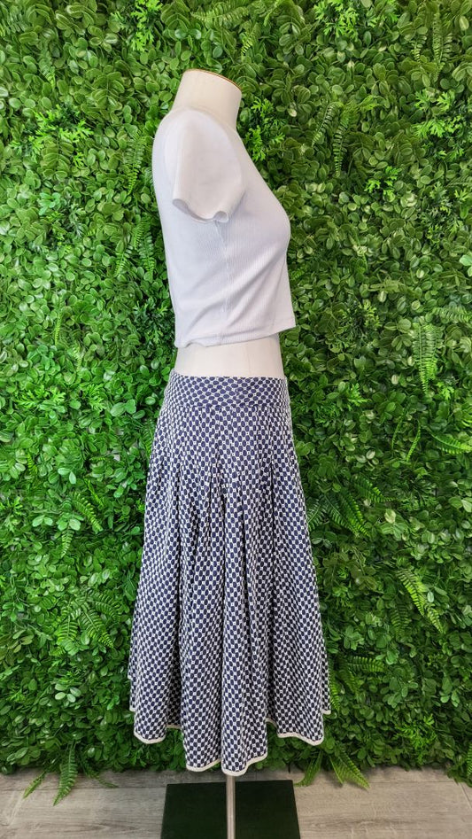 Cooper by Trelise Navy/White Tic Tac Toe Skirt (10)