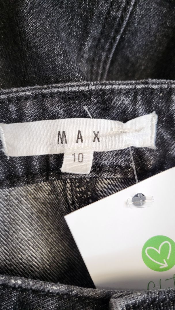 Max Grey Denim Skirt (10)