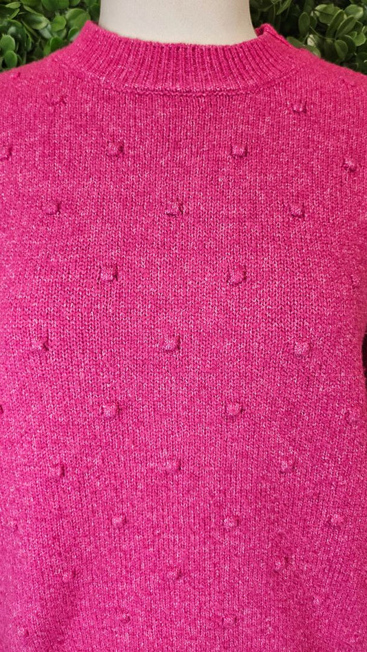 Whistle Pink Bobble Knit (10)