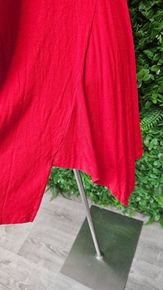 TS Red Asymmetrical Top (14)