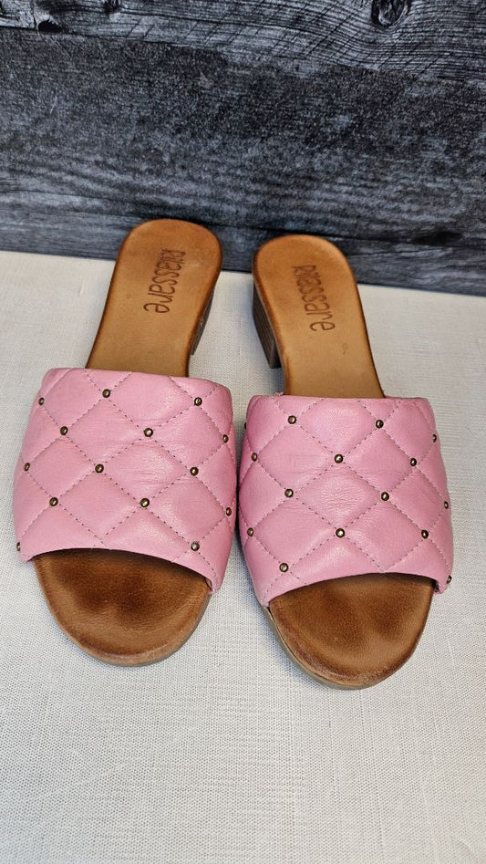 Rilassare Pink Quilted Slides (40)