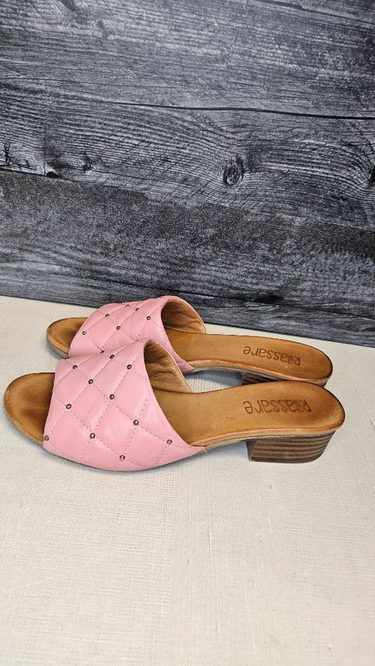 Rilassare Pink Quilted Slides (40)