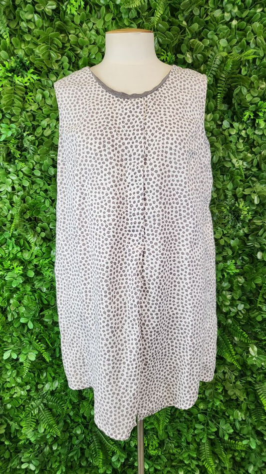 See Saw Polka Dot Linen Tank (10)