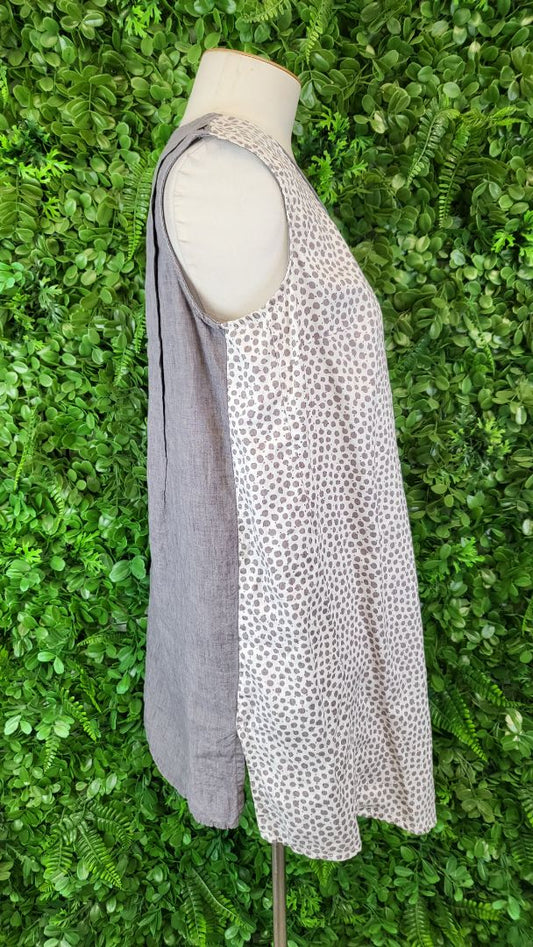 See Saw Polka Dot Linen Tank (10)
