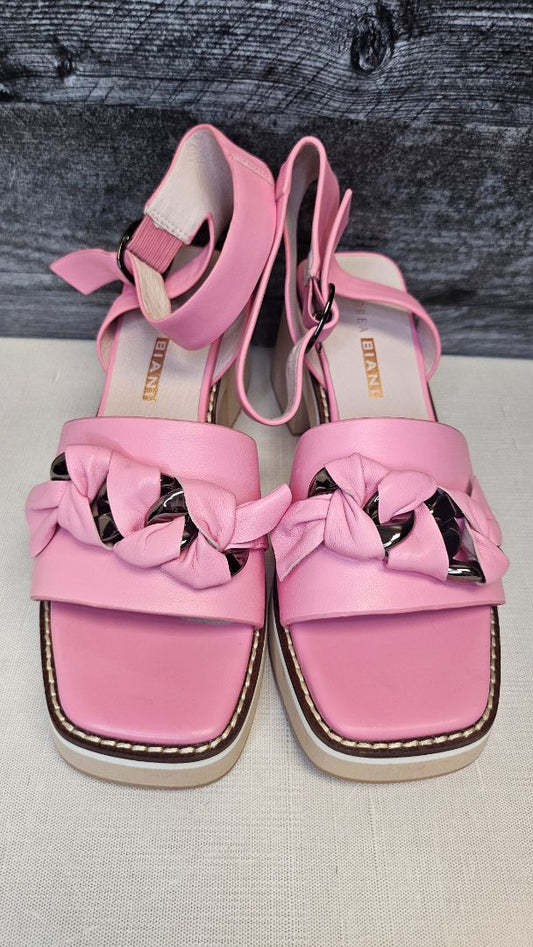 Andrea Biani Pink Platform Sandal New (37)