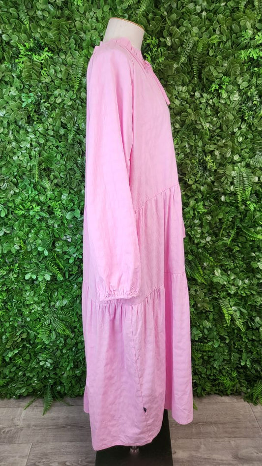 Thing Thing Candy Pink Tiered Dress BNWT (14)