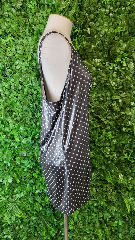 Cashews Metallic Grey Polka Tank (18)