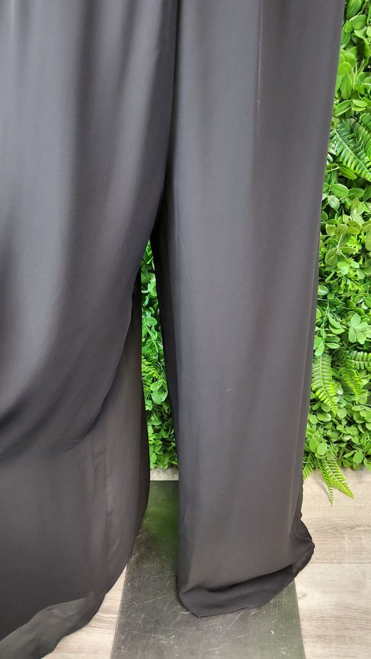 MSGlamour Black Split Leg Pant BNWT (18)