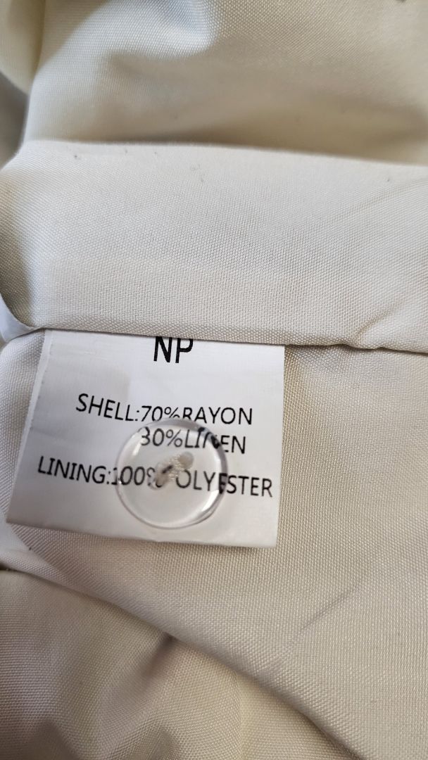 Mooloola Oat Linen Blend  Dress Pant (12)