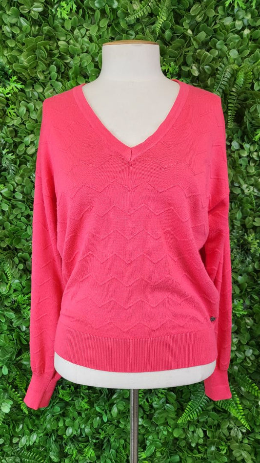 Garcia Pink V-neck Jumper (10-12)