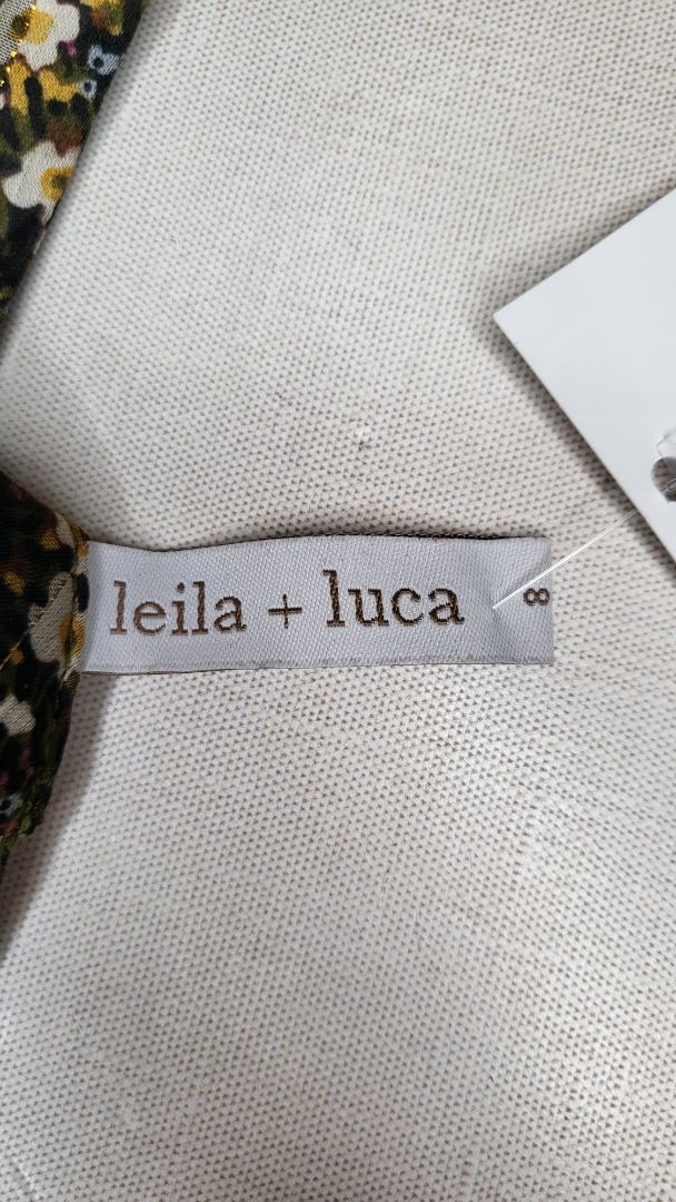 Leila+ Luca Print Tie Neck Blouse (8)
