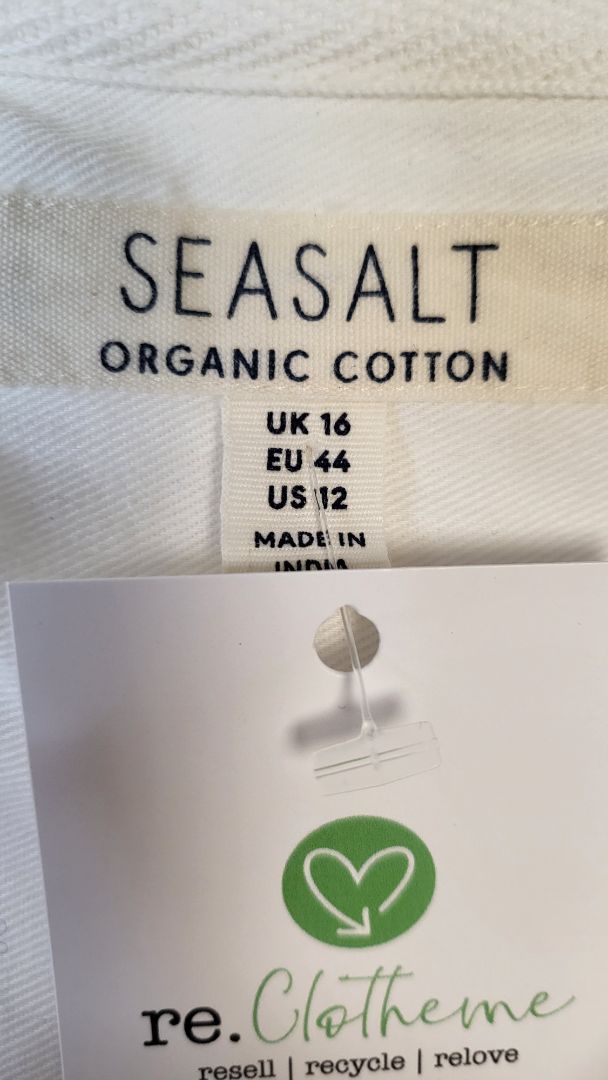 Seasalt Cornwall White Cotton Shirt (16)
