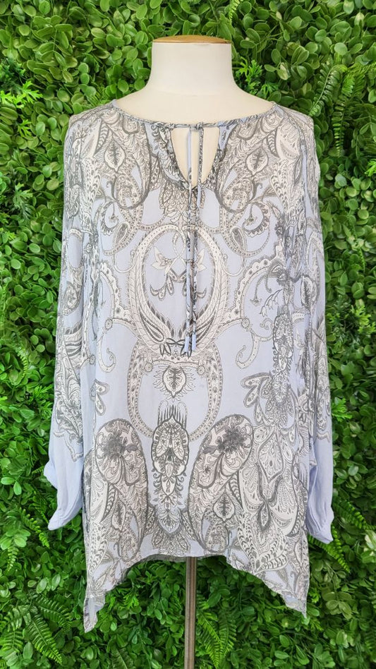 Lania The Label Multi Paisley Sheer Top (16)
