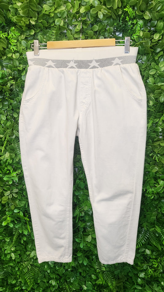Style Laundry White 7/8 Jogger Pant (10)
