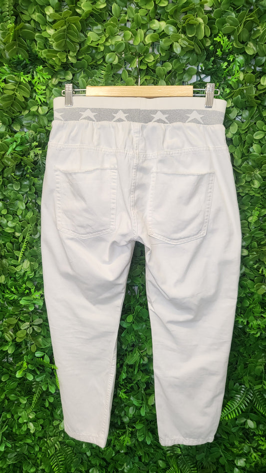 Style Laundry White 7/8 Jogger Pant (10)