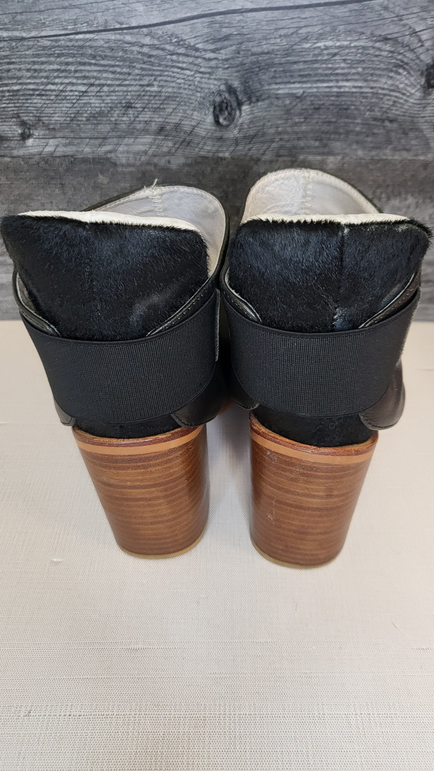 Sol Sana Black Leather Boots (38)