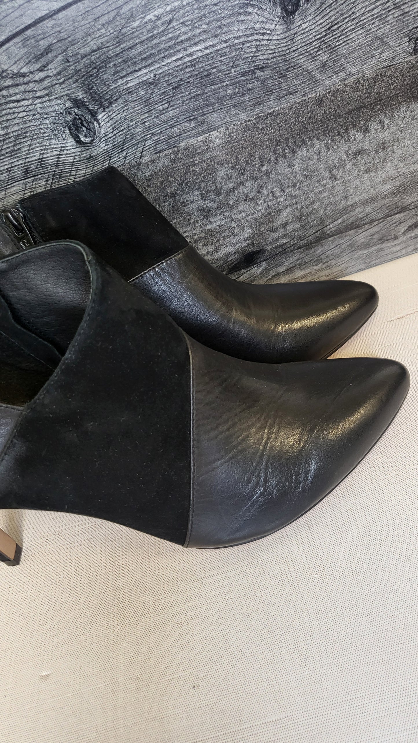 Isabella Anselmi Black Stiletto Ankle Boot (41)
