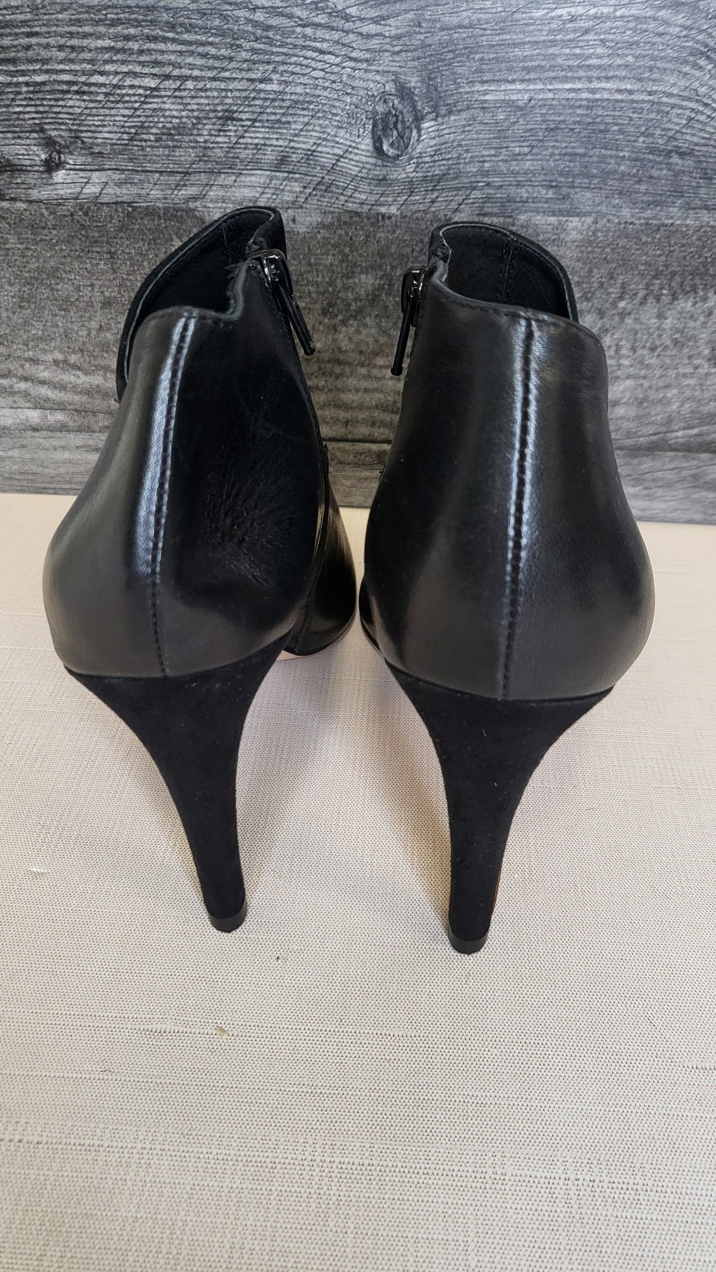 Isabella Anselmi Black Stiletto Ankle Boot (41)