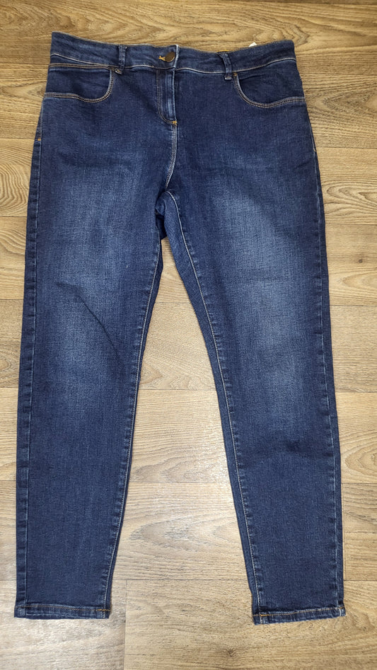 M&S Blue Slim Fit Jeans (16)