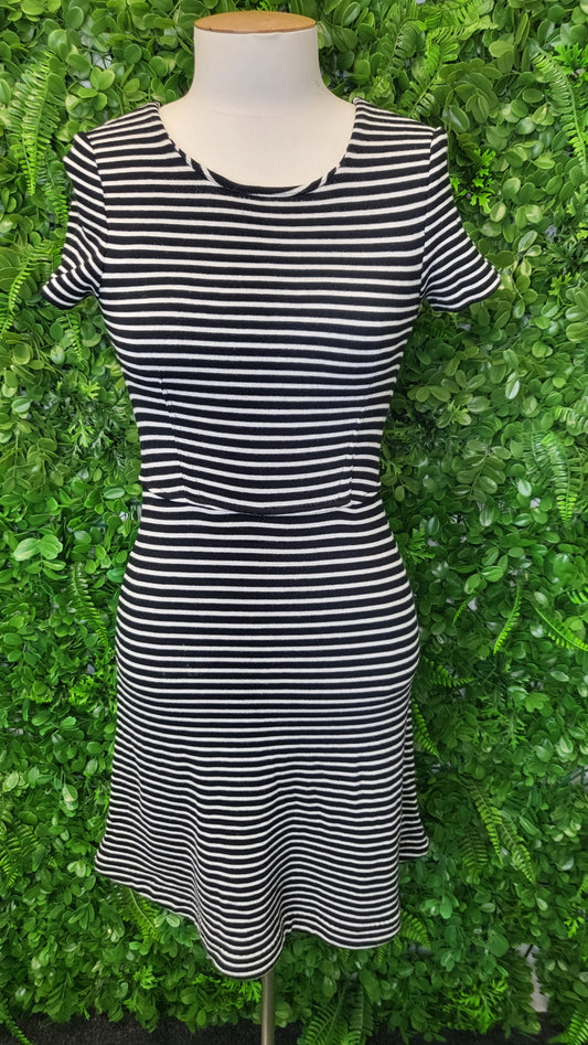 Madewell Navy/White Stripe Dress (8)
